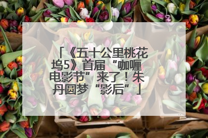 《五十公里桃花坞5》首届“咖喱电影节”来了！朱丹圆梦“影后”