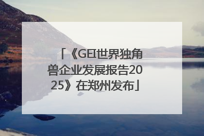 《GEI世界独角兽企业发展报告2025》在郑州发布