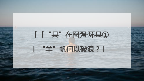 「“县”在图强·环县①」“羊”帆何以破浪？