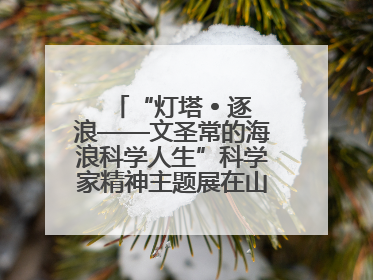 “灯塔 • 逐浪——文圣常的海浪科学人生”科学家精神主题展在山东省科技馆启幕