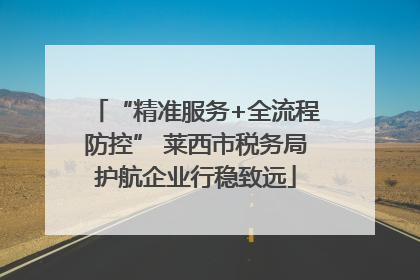 “精准服务+全流程防控” 莱西市税务局护航企业行稳致远