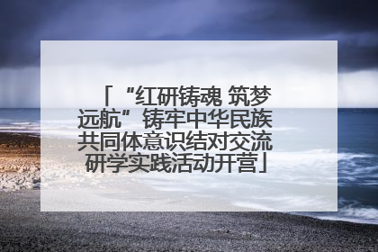 “红研铸魂 筑梦远航”铸牢中华民族共同体意识结对交流研学实践活动开营