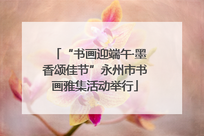 “书画迎端午·墨香颂佳节”永州市书画雅集活动举行