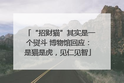 “招财猫”其实是一个熨斗 博物馆回应：是猫是虎，见仁见智