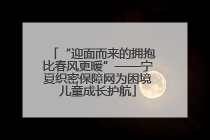 “迎面而来的拥抱比春风更暖”——宁夏织密保障网为困境儿童成长护航