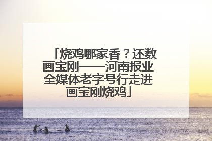 烧鸡哪家香？还数画宝刚——河南报业全媒体老字号行走进画宝刚烧鸡