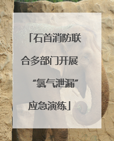 石首消防联合多部门开展“氯气泄漏”应急演练