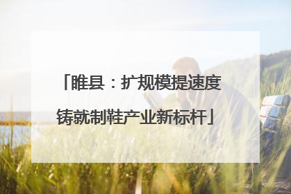 睢县：扩规模提速度 铸就制鞋产业新标杆
