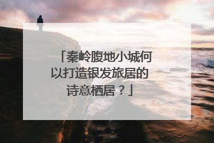 秦岭腹地小城何以打造银发旅居的诗意栖居？