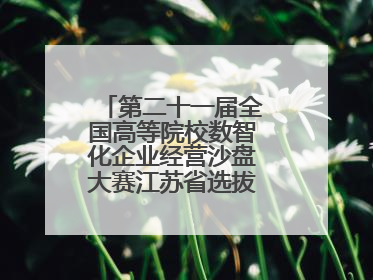 第二十一届全国高等院校数智化企业经营沙盘大赛江苏省选拔赛圆满落幕