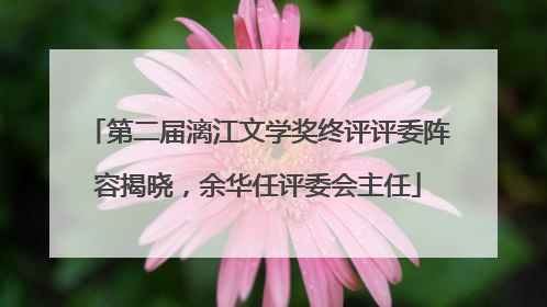 第二届漓江文学奖终评评委阵容揭晓，余华任评委会主任