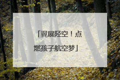 翼展陉空！点燃孩子航空梦