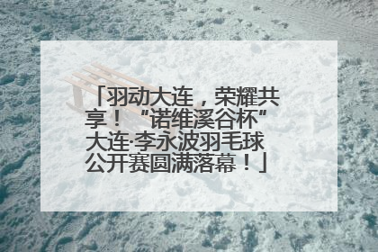羽动大连，荣耀共享！“诺维溪谷杯”大连·李永波羽毛球公开赛圆满落幕！