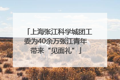 上海张江科学城团工委为40余万张江青年带来“见面礼”