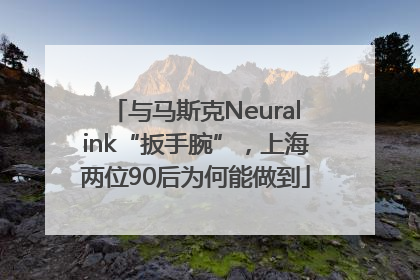 与马斯克Neuralink“扳手腕”，上海两位90后为何能做到