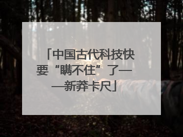 中国古代科技快要“瞒不住”了——新莽卡尺