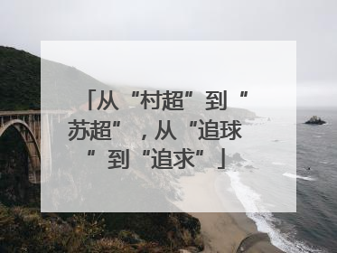 从“村超”到“苏超”，从“追球”到“追求”