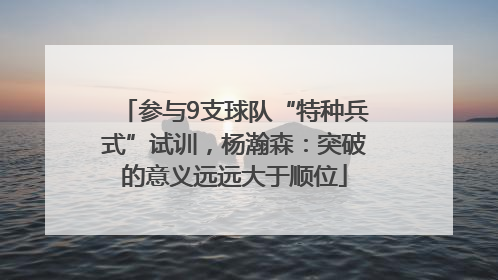 参与9支球队“特种兵式”试训，杨瀚森：突破的意义远远大于顺位