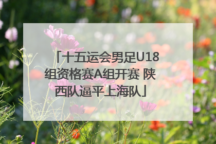 十五运会男足U18组资格赛A组开赛 陕西队逼平上海队