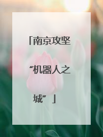 南京攻坚“机器人之城”