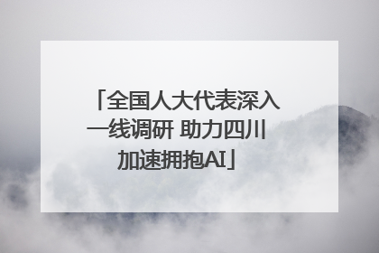 全国人大代表深入一线调研 助力四川加速拥抱AI