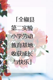 全椒县第二实验小学劳动教育基地收获成长与快乐
