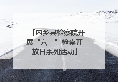 内乡县检察院开展“六一”检察开放日系列活动