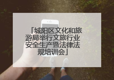 城阳区文化和旅游局举行文旅行业安全生产暨法律法规培训会