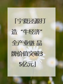 宁夏泾源打造“牛经济”全产业链 品牌价值突破35亿元