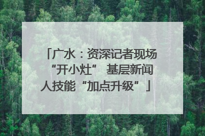 广水：资深记者现场“开小灶” 基层新闻人技能“加点升级”
