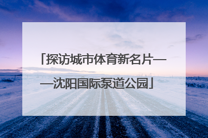 探访城市体育新名片——沈阳国际泵道公园