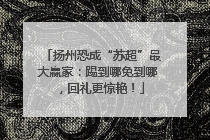 扬州恐成“苏超”最大赢家：踢到哪免到哪，回礼更惊艳！
