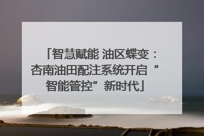 智慧赋能 油区蝶变：杏南油田配注系统开启“智能管控”新时代