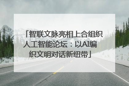 智联文脉亮相上合组织人工智能论坛：以AI编织文明对话新纽带