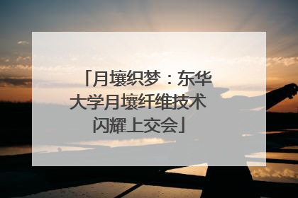 月壤织梦：东华大学月壤纤维技术闪耀上交会