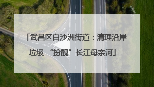 武昌区白沙洲街道：清理沿岸垃圾 “扮靓”长江母亲河