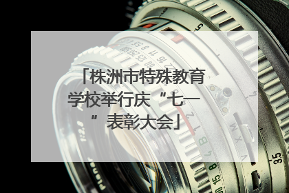 株洲市特殊教育学校举行庆“七一”表彰大会