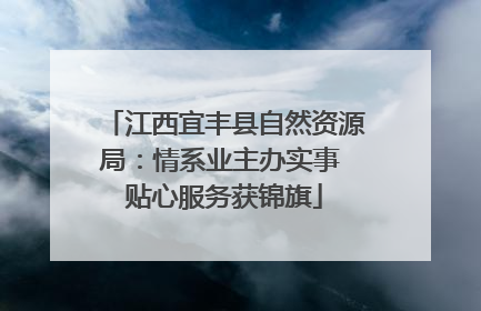 江西宜丰县自然资源局：情系业主办实事 贴心服务获锦旗