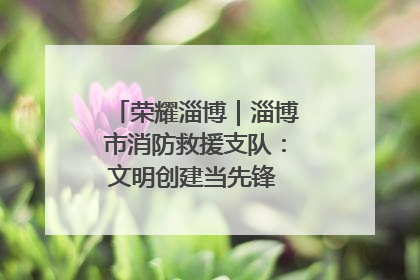 荣耀淄博｜淄博市消防救援支队：文明创建当先锋 蓝焰映红建新功