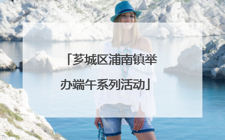 芗城区浦南镇举办端午系列活动