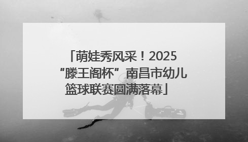 萌娃秀风采！2025“滕王阁杯”南昌市幼儿篮球联赛圆满落幕