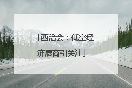 西洽会：低空经济展商引关注