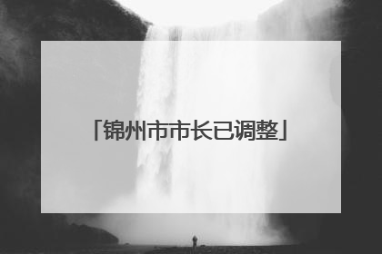 锦州市市长已调整