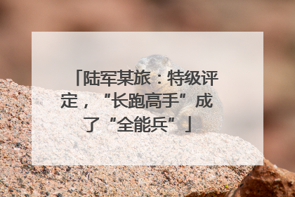 陆军某旅：特级评定，“长跑高手”成了“全能兵”
