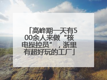 高峰期一天有500余人来做“核电操控员”，浙里有超好玩的工厂