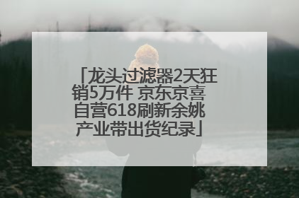 龙头过滤器2天狂销5万件 京东京喜自营618刷新余姚产业带出货纪录