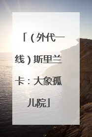（外代一线）斯里兰卡：大象孤儿院