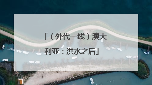 （外代一线）澳大利亚：洪水之后