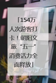 154万人次游客打卡！朝阳文旅“五一”消费活力全面释放