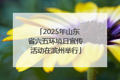 2025年山东省六五环境日宣传活动在滨州举行